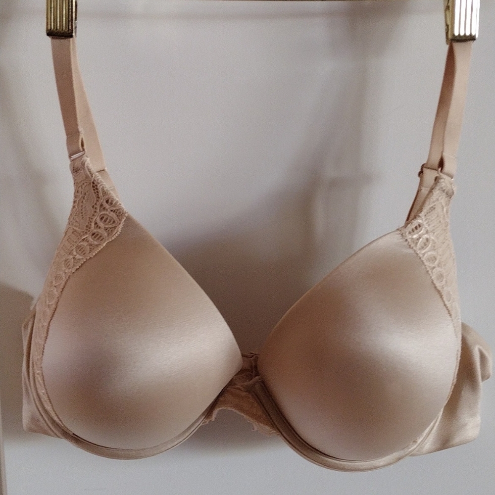 Maidenform Natural Boost Add A Size Shaping Bra Size 36C Latte Lift